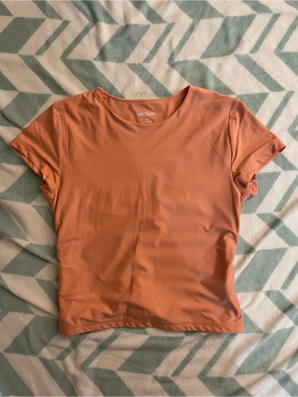 Wild Fable Women's Scoop Neck Tee - Coral